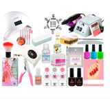 Kit De Unhas Gel Completo Quite Inicie Alongamentos De Unhas