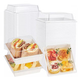 Mini Cajas Con Ventana Para Pasteles Donas Regalos Pan 50 Pz