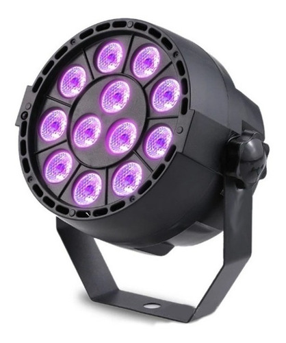 12 Leds - Lámpara Uv Par De Luz Ultravioleta Para Disco De