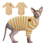 Bonaweite Sphynx Camisa De Gatos Sin Pelo, Cornish Rex Kitt.