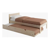 Cama Individual  Base Canguro + Cabecera