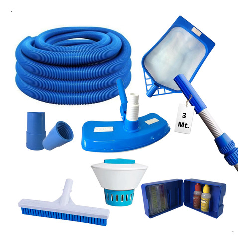 Kit De Limpeza Para Piscinas Com Mangueira - Netuno  A+ Flex