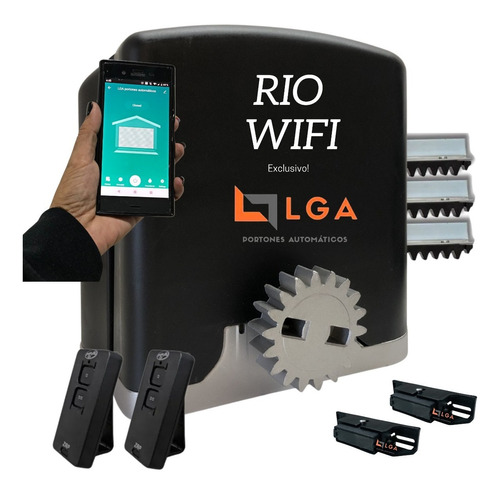 Kit Porton Motor Ppa Rio Home Trek Seg Wifi Exclusivo Lga !