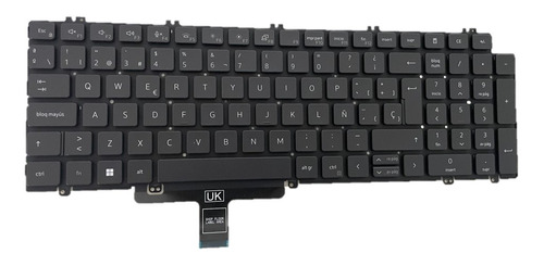 Teclado Dell Latitud 5520 5521 Precision 3560 3561 R3ptx Luz