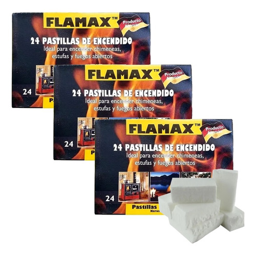 Iniciador De Fuego X6 Cajas Encendido Rápido Estufa Cocina