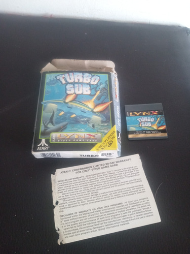 Cartucho De Atari Linx Turbo Sub 