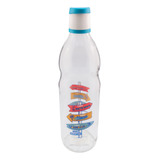 Botella De Agua Vidrio Colección Tropical Con Tapa 1 Litro