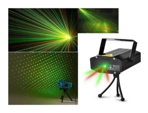 Proyector Multipuntuntos Mini Laser Salon Boliche Dj Tripode