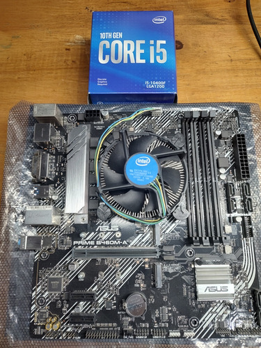 Intel Core I5-10400f + Prime B460m-a