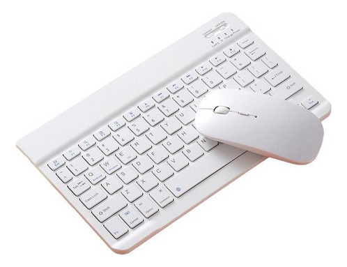 Fwefww Mini Teclado Inalámbrico Bluetooth De 10 Pulgadas