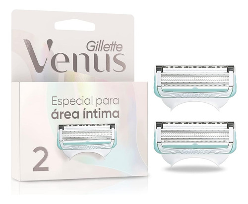 Refil Para Depilar Área Íntima 2 Unidades Venus Gillette