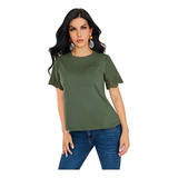 Blusa Casual Mujer Verde 961-28