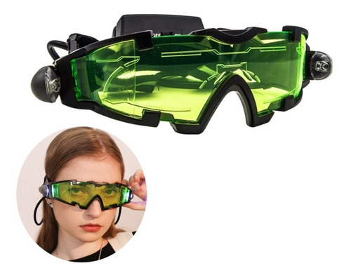 Gafas De Visión Nocturna Ring Con Lente De Motocicleta Verde