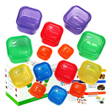 Envases Para El Control De Las Porciones, Juego Doble (14...