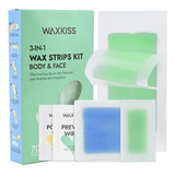 Waxkiss Kit De Tiras De Cera Para Mujer, Kit De Tiras De Cer