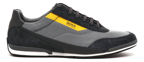 Tenis Hugo Boss Saturn Lowp Mxmt Grey Con Yelow