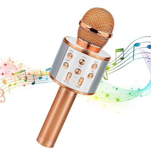 Iuse Micrófono De Karaoke Inalámbrico Bluetooth, Bocina De 