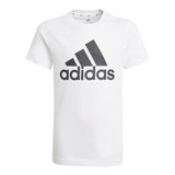 Polera Deportiva Niño adidas Essentials Blanco