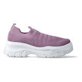 Zapatillas De Mujer Urbanas Altas Plataforma Host Art. Hs110