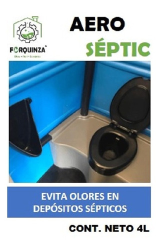 Aeroséptic, Para Letrinas Y Depósitos Sanitarios (4l)