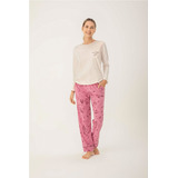 Pijama Invierno Promesse Woman Mod. Modelo Jazmin Art 15120