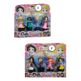 Muñecas Princesas Set X 4 Personajes No Articuladas 