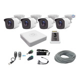 Kit 4 Camaras Hikvision 1080p 2 Mpx Cctv 3 Tb Dvr 4 Can Hik