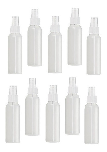 Kit Para Viaje 10 Botellas De 100 Ml Con Atomizadores