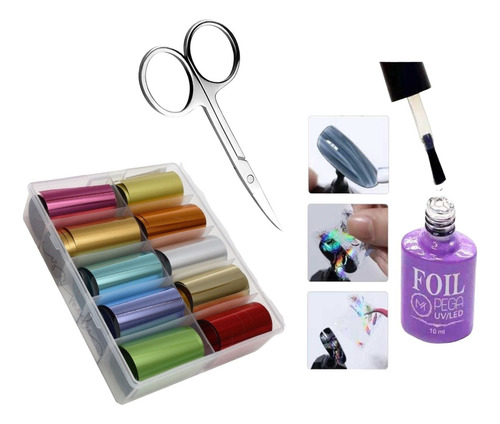 Kit Foil Manicure