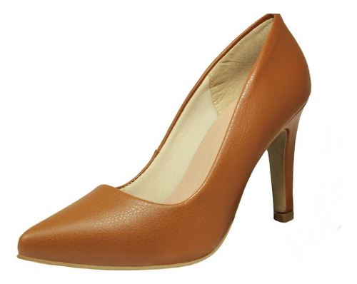 Scarpin Salto Alto Tamanhos 30,31,32,33,34 Caramelo Mod 1058