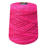 Barbante Colorido 6 Fios Linha Crochê Trico 600 Gramas Prial Cor Pink