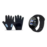 Guantes Para Gimnasio Pesas Gym Deporte + Smart Watch D18s