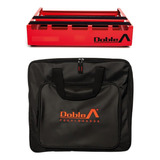 Pedalboard Doble A Gpr 40-4 Roja Para 8 Pedales Bolso