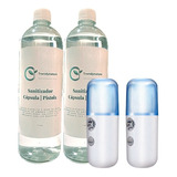 2 Mini Cápsula Sanitizante Nano Difusor Con 2 Líquidos 