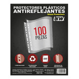 Protector Mica De Plástico Para Hoja Tamaño Carta 100 Piezas