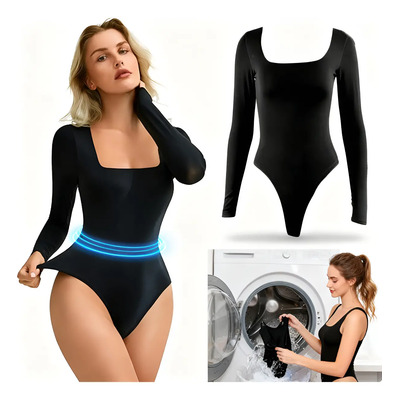 Bodysuit Shapewear Body Fajas Para Mujer Mangas Largas | Meses sin interés