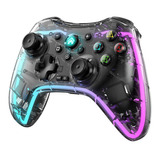 Mando De Juegos Inalámbrico Gamepad Bluetooth Luz De Colores