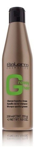 Salerm Shampoo Greasy Hair Cabello Graso Línea Oro 250ml