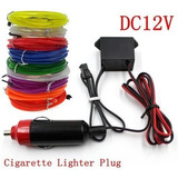 Wire Hilo 1m Luminoso Luz Neon Cable Tron Led Coche Moto 12v