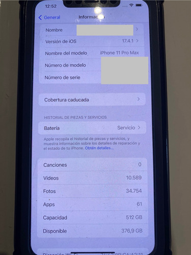 iPhone 11 Pro Max 512 Gb Gris Espacial Usado