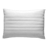 Almohada Capitonada Fresh Microfibra King Blanco Concord