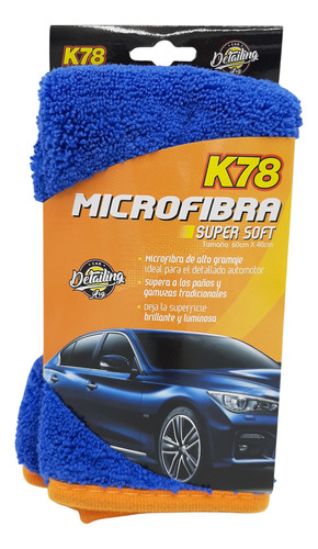 Paño De Microfibra K78 Super Soft 60 X 40cm Doble Cara 