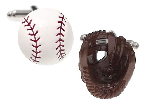 Mancuernillas Thot Ra Guante Y Pelota Beisbol Baseball G-266