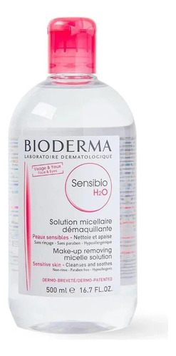 Agua Micelar Demaquilante Bioderma Sensibio H20 500ml