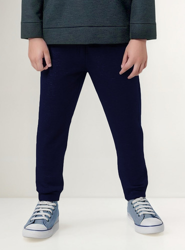 Calça Moletom Juvenil Baby Deluxe Marinho Masculino
