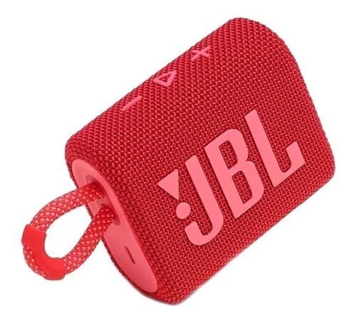Parlante Jbl Go3 Bluetooth Portátil Sumergible 4,2w Rojo