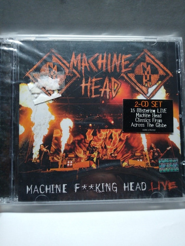 Machine Head Fucking Head Live Cd Doble Nuevo