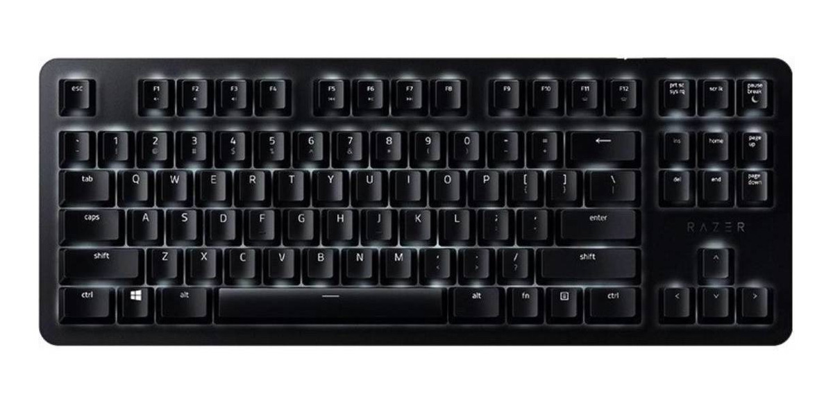 TECLADO GAMER RAZER BLACKWIDOW LITE SILENT SWITCH ORANGE  BLACK INGLÉS US