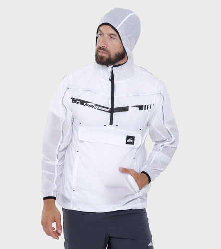 Anorak Alfa Impermeable Con Capucha Montagne Unisex Premium