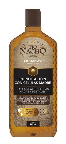 Tio Nacho Shampoo Anti-caída Purificación Con Celulas Madre